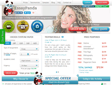 Tablet Screenshot of essaypanda.org
